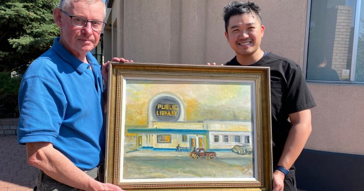 Calgary man passes on ‘incredible’ piece of the past he saved from the trash
