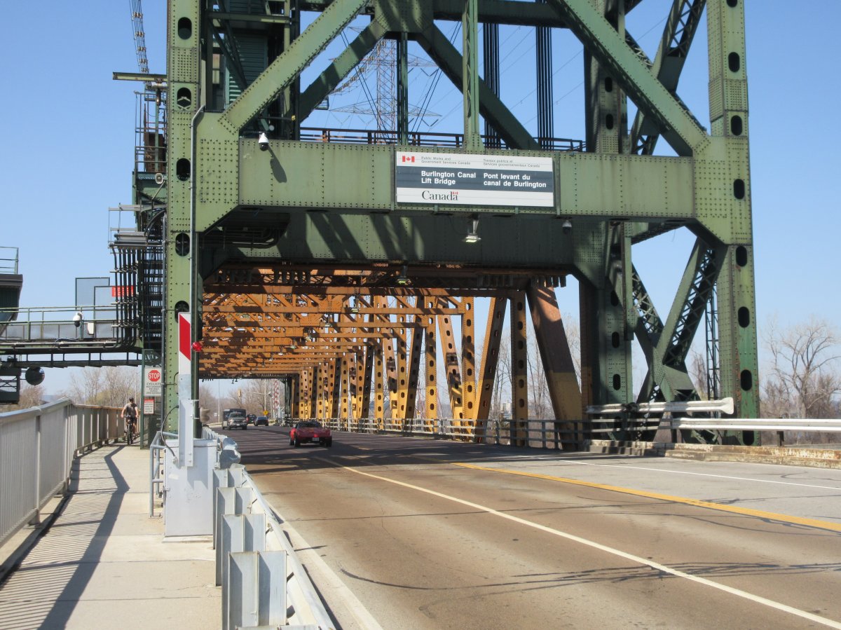 The Burlington Canal Lift Bridge is shown in a file photo from May 2023.