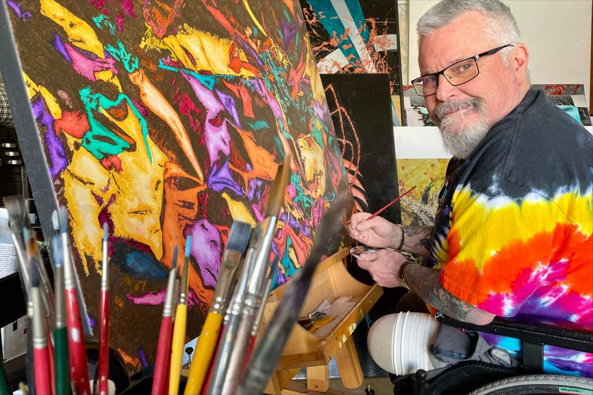 John Sayer, a B.C. based microdosing advocate, takes psilocybin after suffering a near-fatal crash.