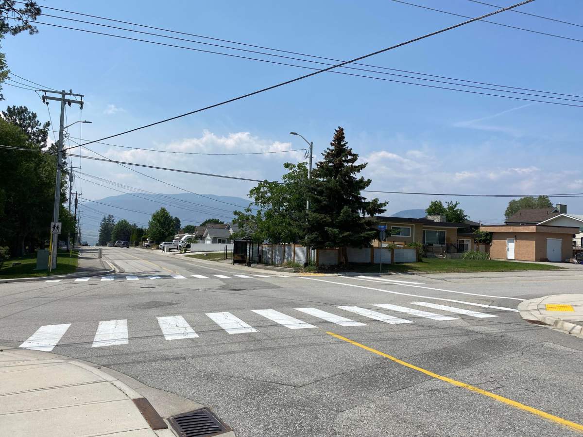 The child was hit while crossing in a marked crosswalk at the intersection of Duncan Avenue East and Columbia Street.