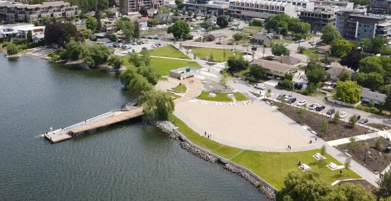 Kelowna’s newest waterfront park now open – Okanagan | 24CA News