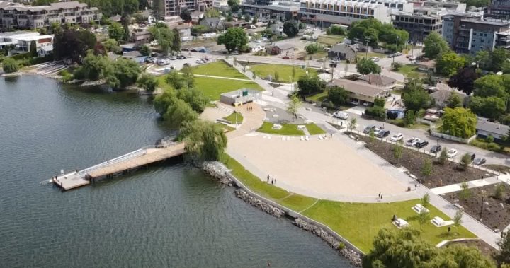 Kelowna’s newest waterfront park now open – Okanagan | Globalnews.ca