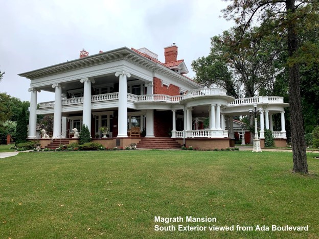 A photo of the new municipal historic site, Magrath Mansion.