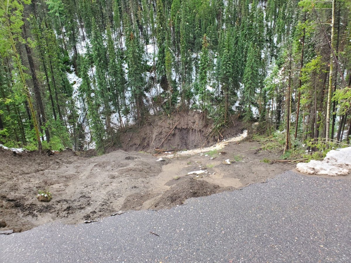 Snow what? Wild June weather wallops western Alberta, tourists rescued