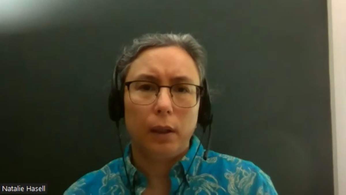 Natalie Hasell, a warning preparedness meteorologist with Environment Canada, says wildfire smoke travels in the direction of the wind.