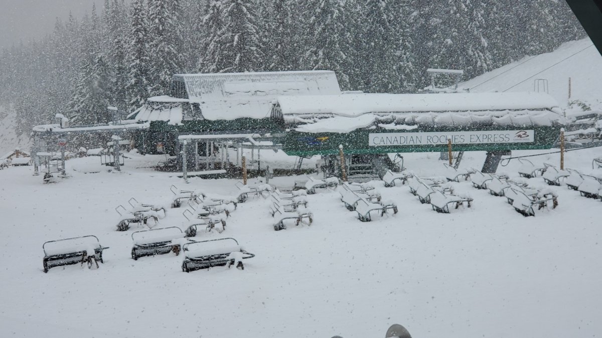Snow what? Wild June weather wallops western Alberta, tourists rescued