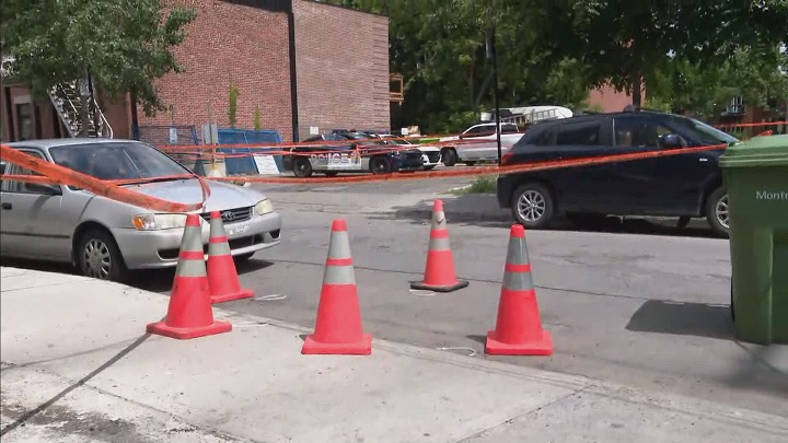 Police are investigating after a man was stabbed and two women assaulted in Villeray Monday morning. June 19, 2023. 