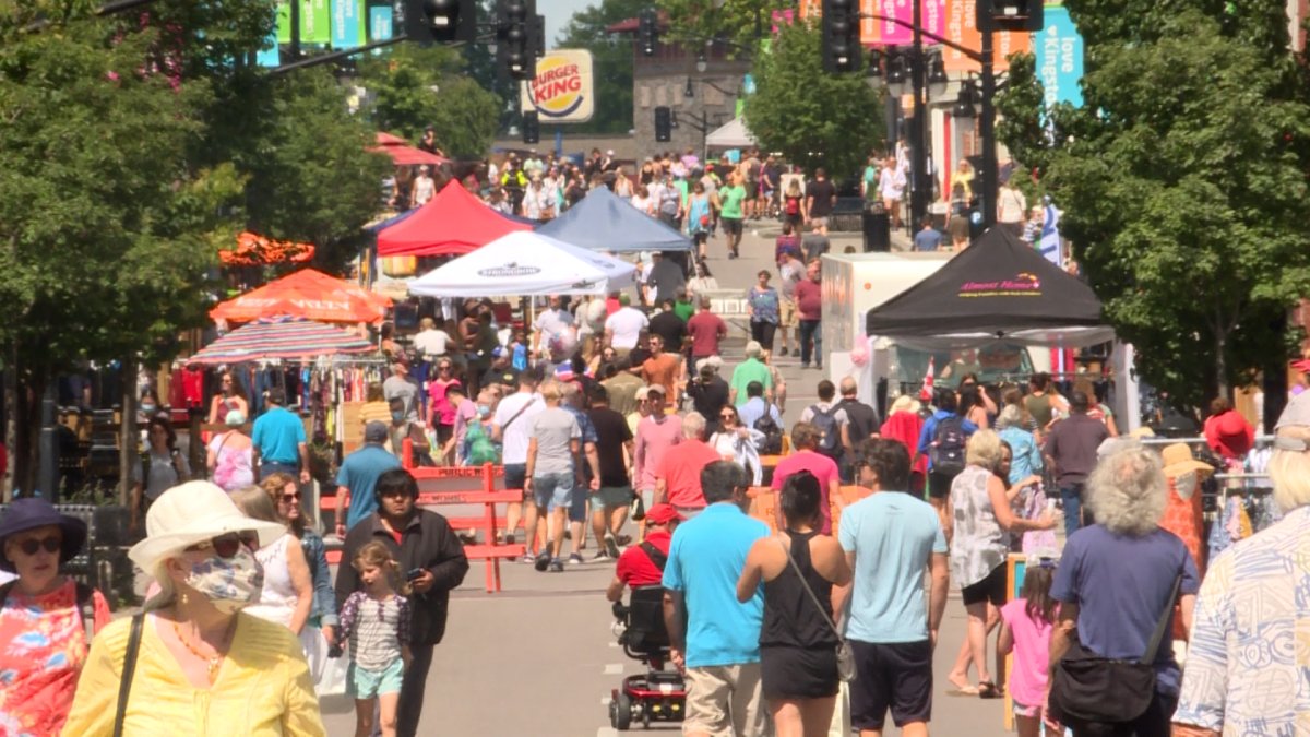 The Princess Street promenade has been postponed until the end of the month due to air quality concerns from wildfire smoke.