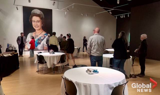 Renowned Queen Elizabeth II portrait on display at Art Galley of Peterborough - Vimarsana News