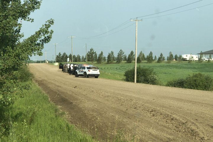 Heavy police presence north of Fort Saskatchewan in Sturgeon County