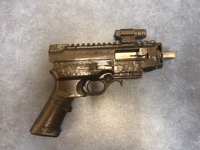 Two modified guns were seized by PAPS Wednesday.