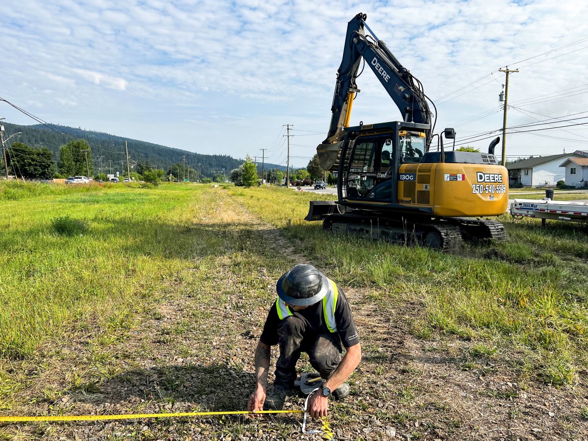 Construction has started on the Shuswap North Okanagan Rail Trail.