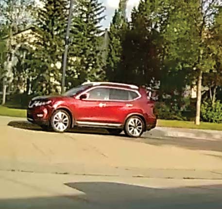 Two suspects pulled up in a red Nissan Rogue and started firing bullets at a man walking with his family on Ormsby Crescent in west Edmonton's Callingwood area on Saturday, June 24, 2023.