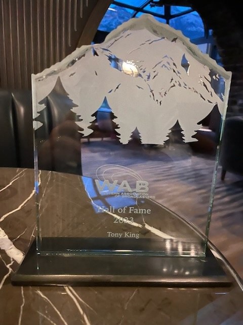 Long-time Calgary broadcaster Tony King earned a new accolade to add to his already impressive repertoire of work: Hall of Fame inductee.