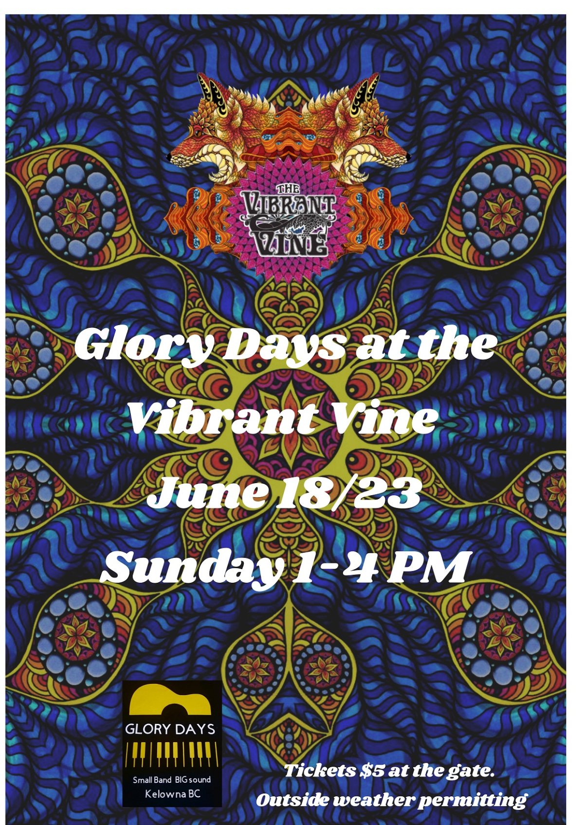Vibes at the Vine with Glory Days - image