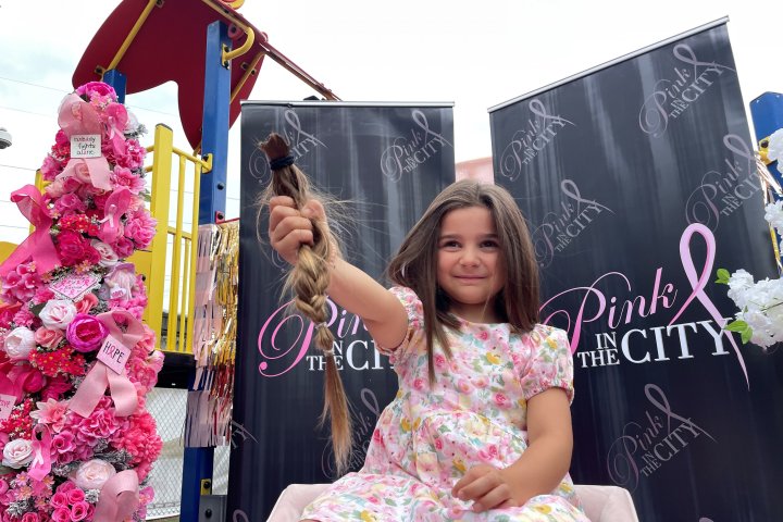 A 5-year-old girl’s first haircut raises $6K and counting for breast cancer patients