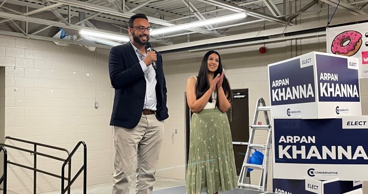 Conservatives hang on to federal Oxford riding with Khanna edging Hilderley  | Globalnews.ca