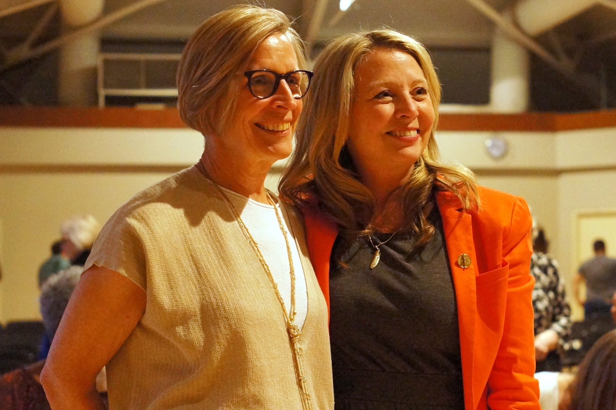 Debbie Chapman and Marit Stiles.