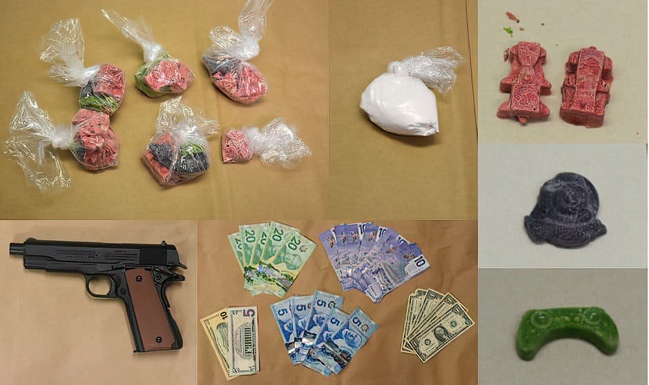 Police in Port Hope and Cobourg seized fentanyl and cocaine during a traffic stop on June 27, 2023.