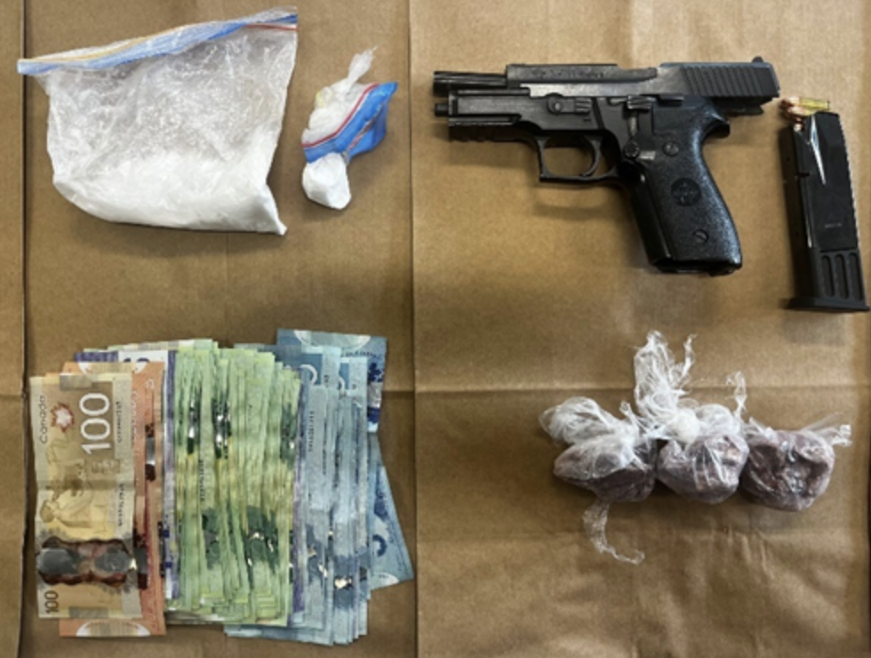 Police in Peterborough seized drugs and a firearm from an individual on June 27.