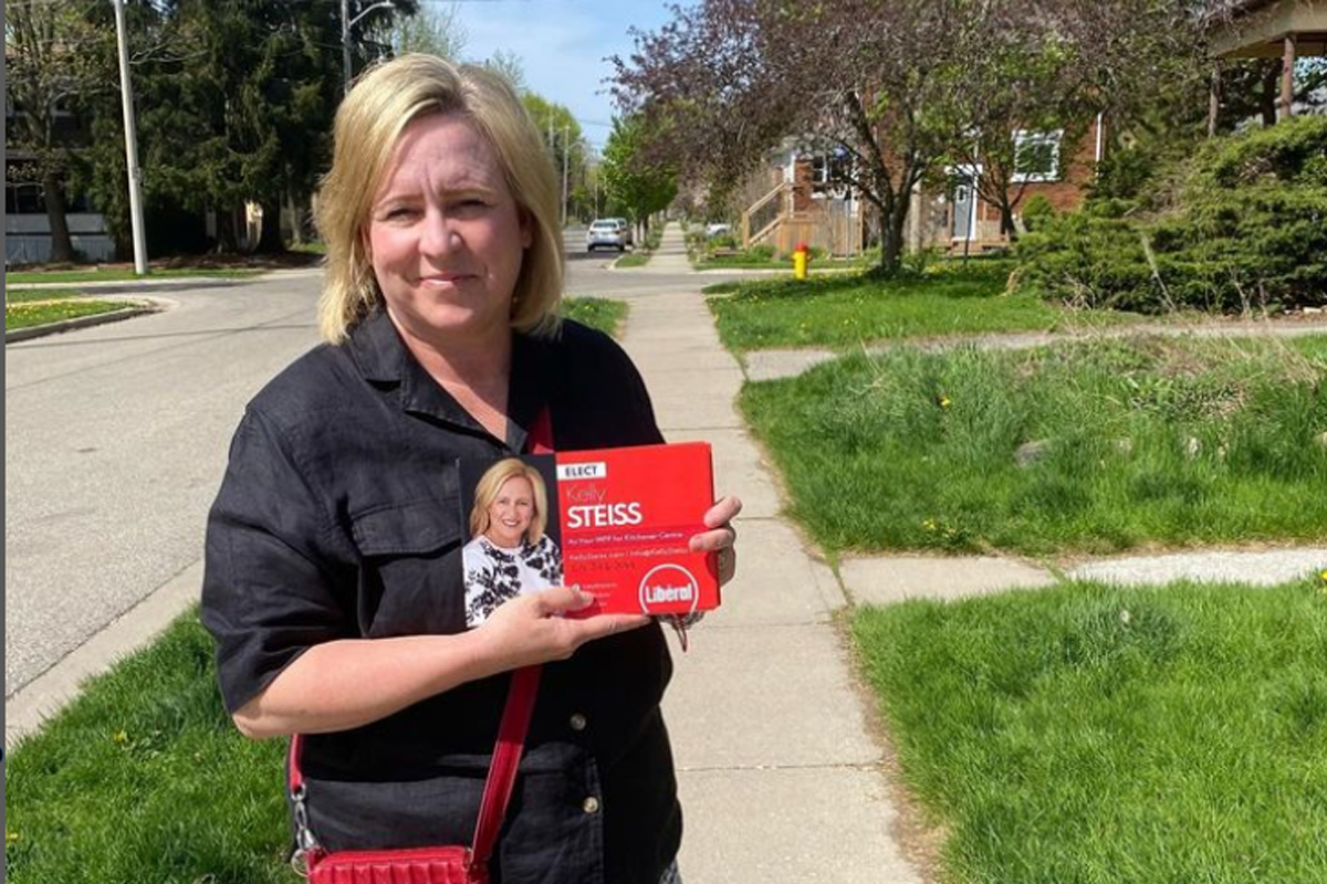 Kelly Steiss was also a Liberal candidate in Kitchener Centre in 2022.