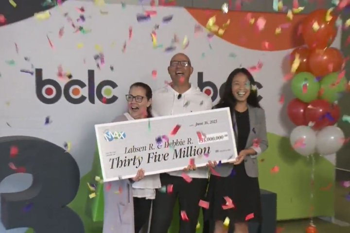 Victoria couple strike it rich with $35M lottery win