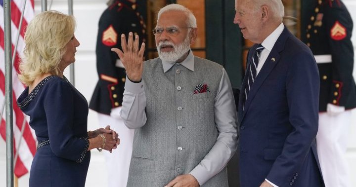 U.S., India to beef up ties during Modi’s state visit amid rights concerns  – National | Globalnews.ca