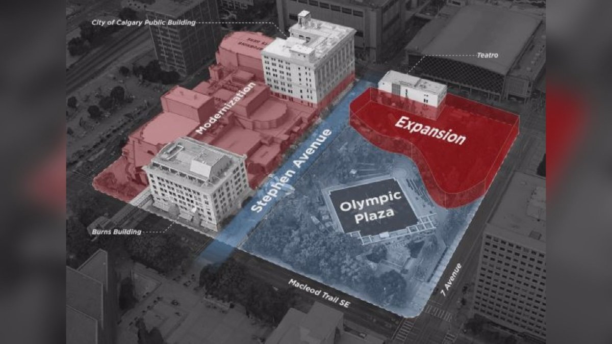 The three projects include the Arts Commons Transformation, upgrades to Olympic Plaza and improvements to Stephen Avenue.