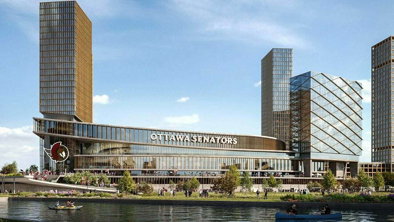 Ottawa Senators arena mock-up
