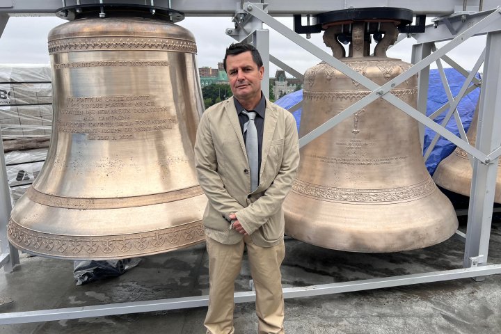 Montreal’s St Joseph’s Oratory celebrates return of massive, iconic bells