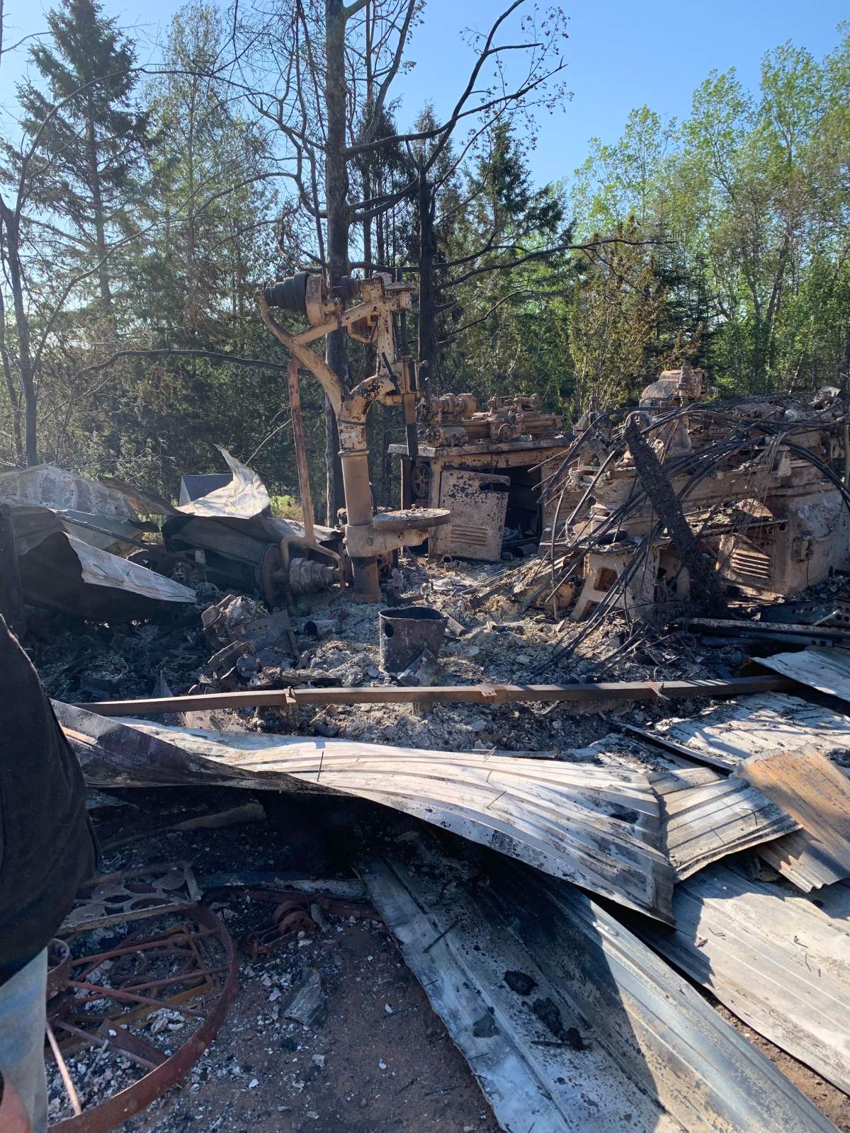 Annie Stewart’s parents home was the only loss in the 540-hectare fire, and they’ve lost everything.