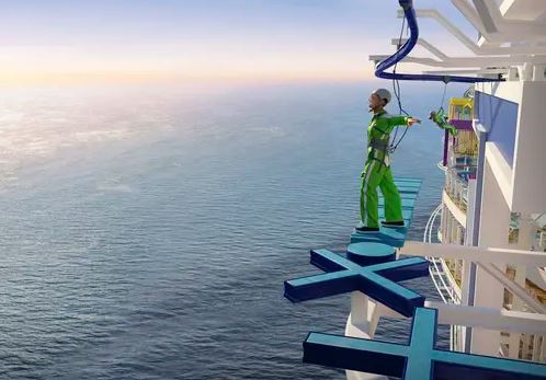 A rendering of the ship’s sky-walk and ropes course.