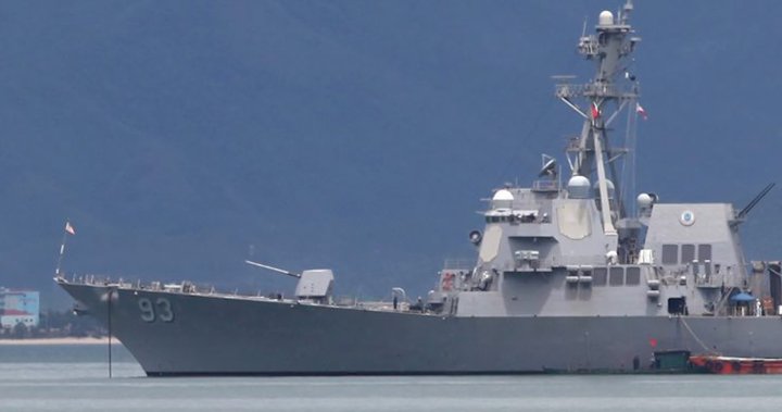 Un buque de guerra chino casi embiste a un destructor estadounidense en el Estrecho de Taiwán durante una misión conjunta entre Canadá y Estados Unidos – National