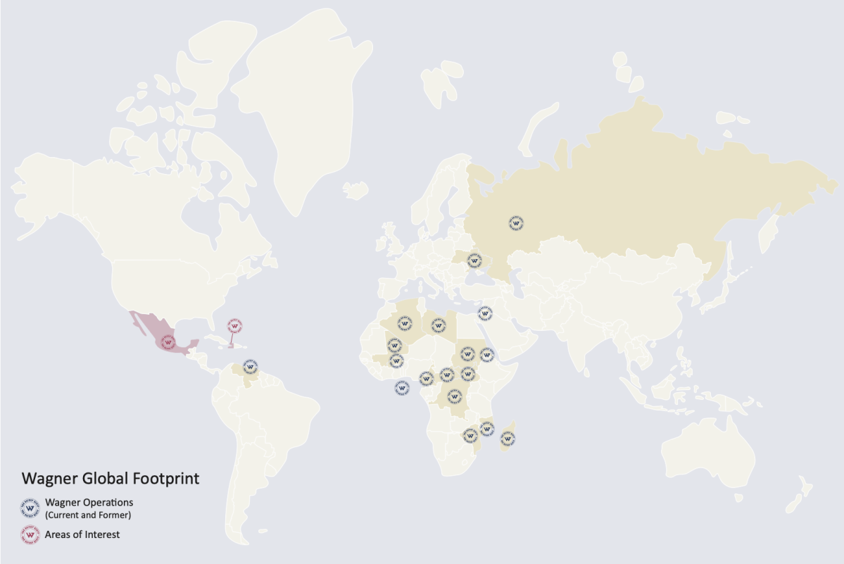 Graphic from Special Report, Wagner Group: The Evolution of a Private Army, Soufan Center, June 2023.