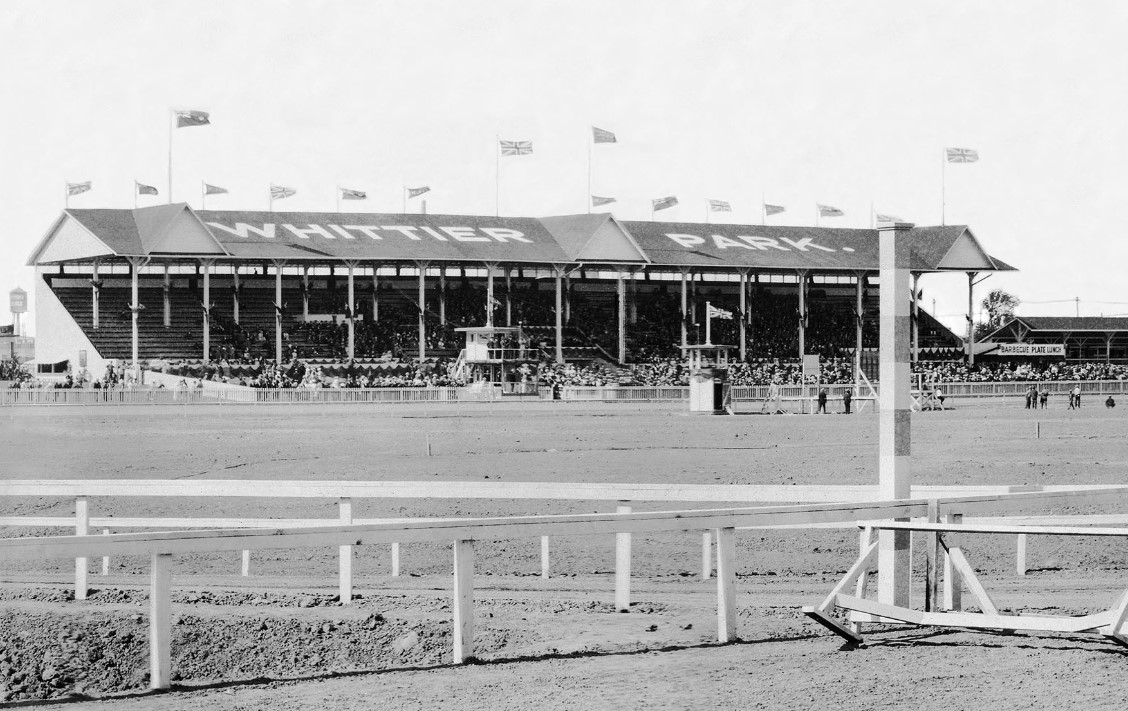 Whittier Park race track near Fort Gibraltar.