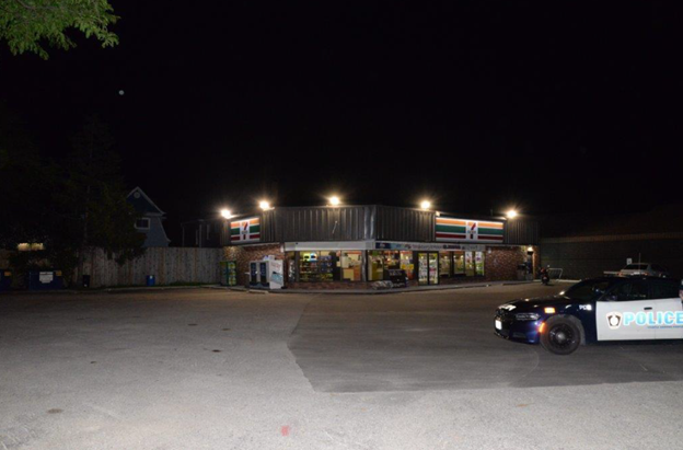 Police say they received a call shortly after 11 p.m. Friday regarding an altercation involving several youths in a 7-11 parking lot on Christina Street North.