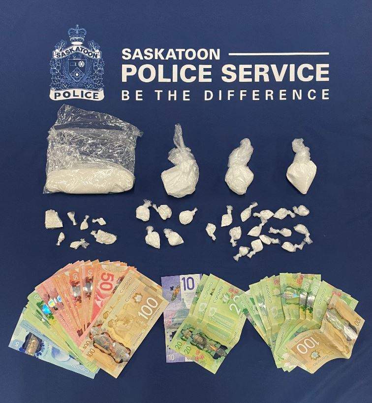 Contents seized from a Saskatoon police investigation July 8.