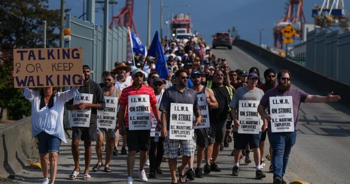 B.C. port strike enters Day 7 with no end in sight
