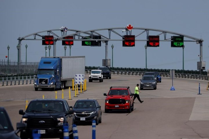 Motorists pass through the Peace Bridge Port of Entry in Buffalo, N.Y. on Tuesday, May 23, 2023.