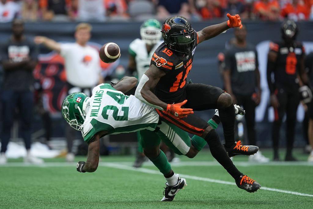 B.C. Lions lose Adams, but still grind past Roughriders 19-9 - Vimarsana News