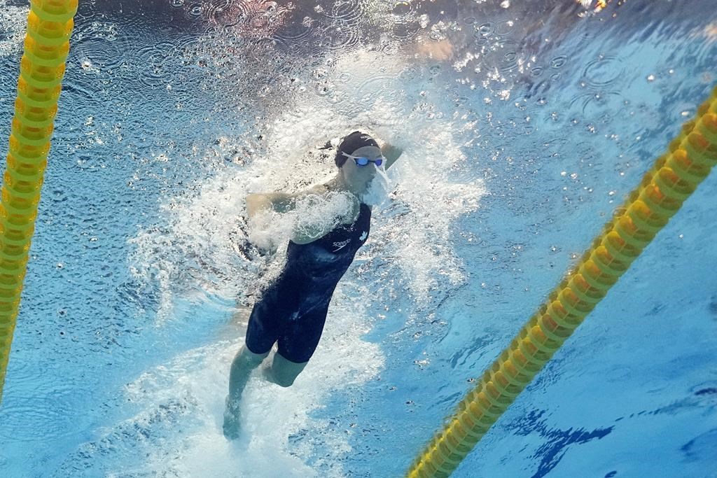 Canadian swimmer McIntosh sets women's world record in 400-metre