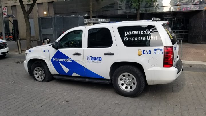 Police say a paramedic vehicle was stolen in Toronto.