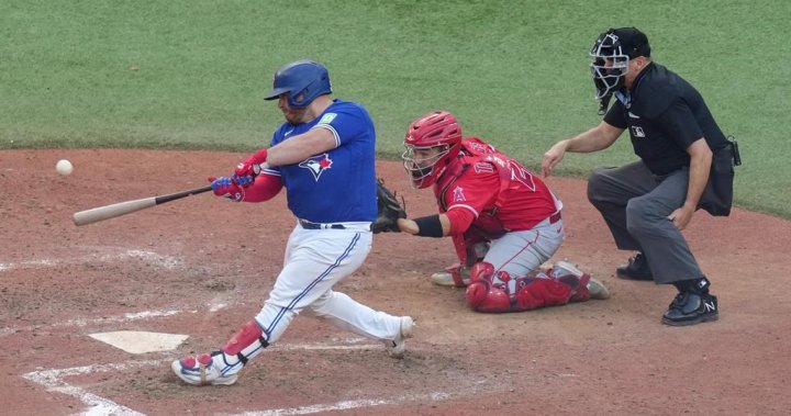 Kirk’s two homers power Jays past Angels 6-1