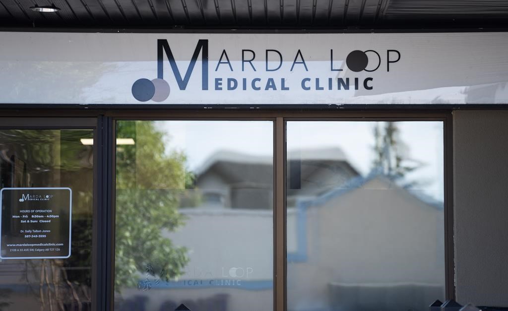 The Marda Loop Medical Clinic is seen in Calgary, Wednesday, July 26, 2023. The Alberta government says it wants an answer by today from a Calgary medical clinic surrounding plans to charge membership fees in exchange for faster access to a family doctor.