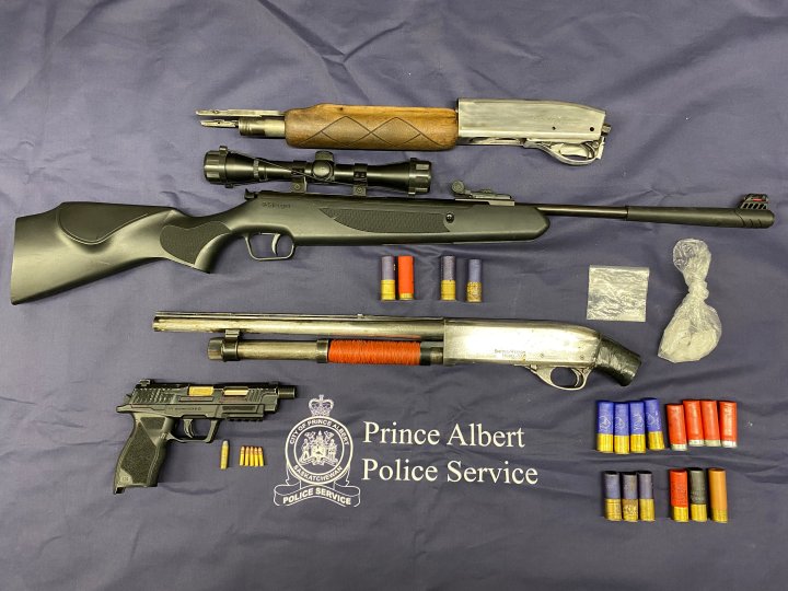 Firearms, power tools seized after Prince Albert, Sask. police traffic