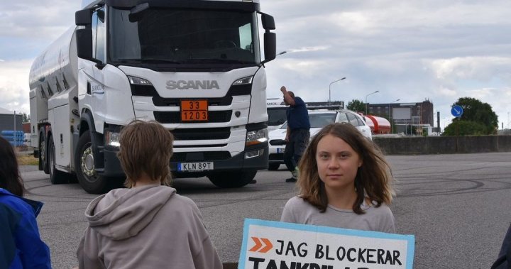 Greta Thunberg charged with disobeying police during climate protest: report
