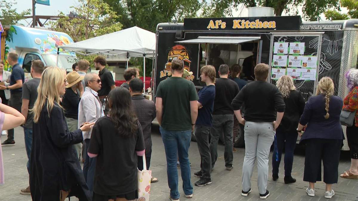 Al’s Kitchen, a previous staple at Taste of Saskatchewan, moved to River Landing for the YXE Street Eats festival Tuesday.