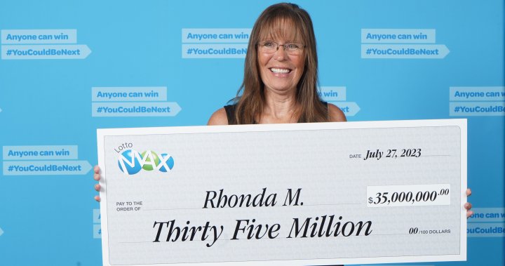 ‘Huge scream’: B.C. woman recounts $35M lottery win  | Globalnews.ca