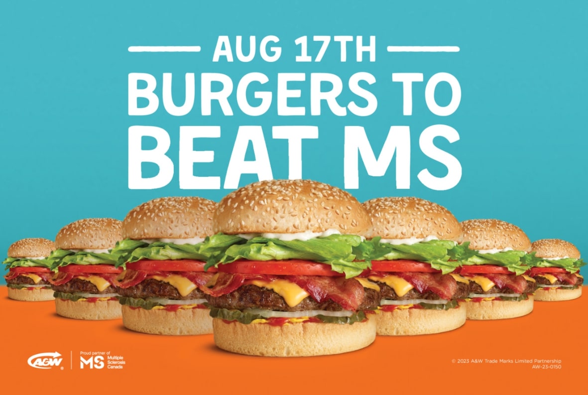 Celebrate the 15th annual A&W Burgers to Beat MS Day on August 17 - image