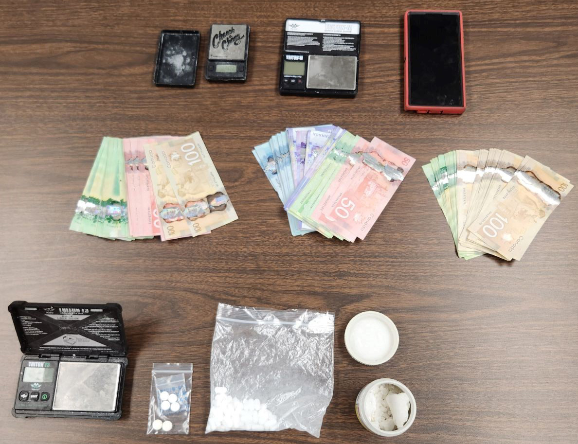 Items seized by Manitoba RCMP.
